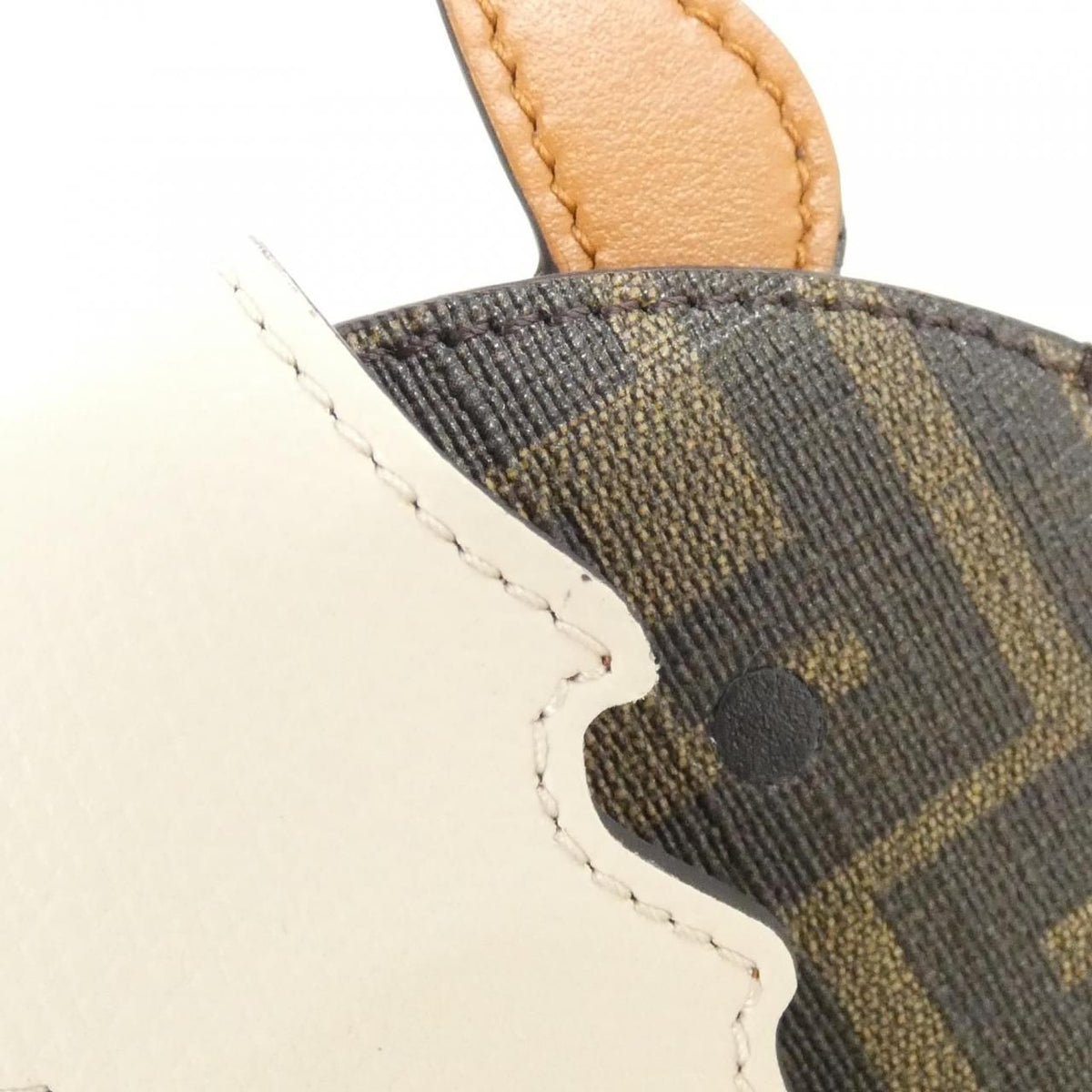 Fendi Coated Canvas Calf Card Case