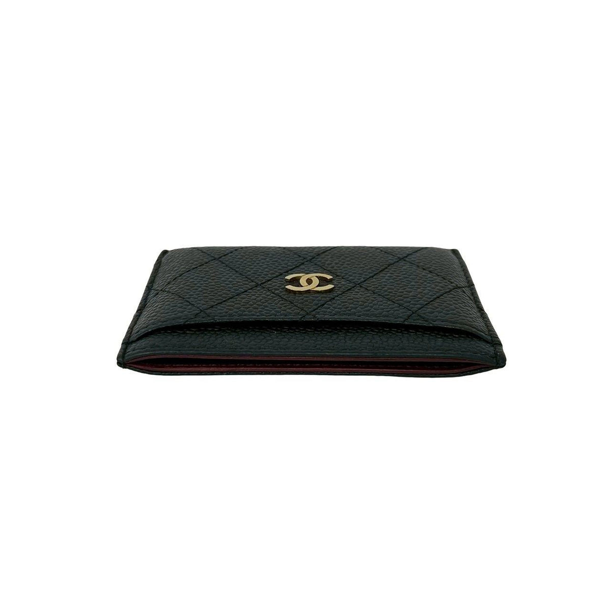 Chanel Caviar Leather Card Case