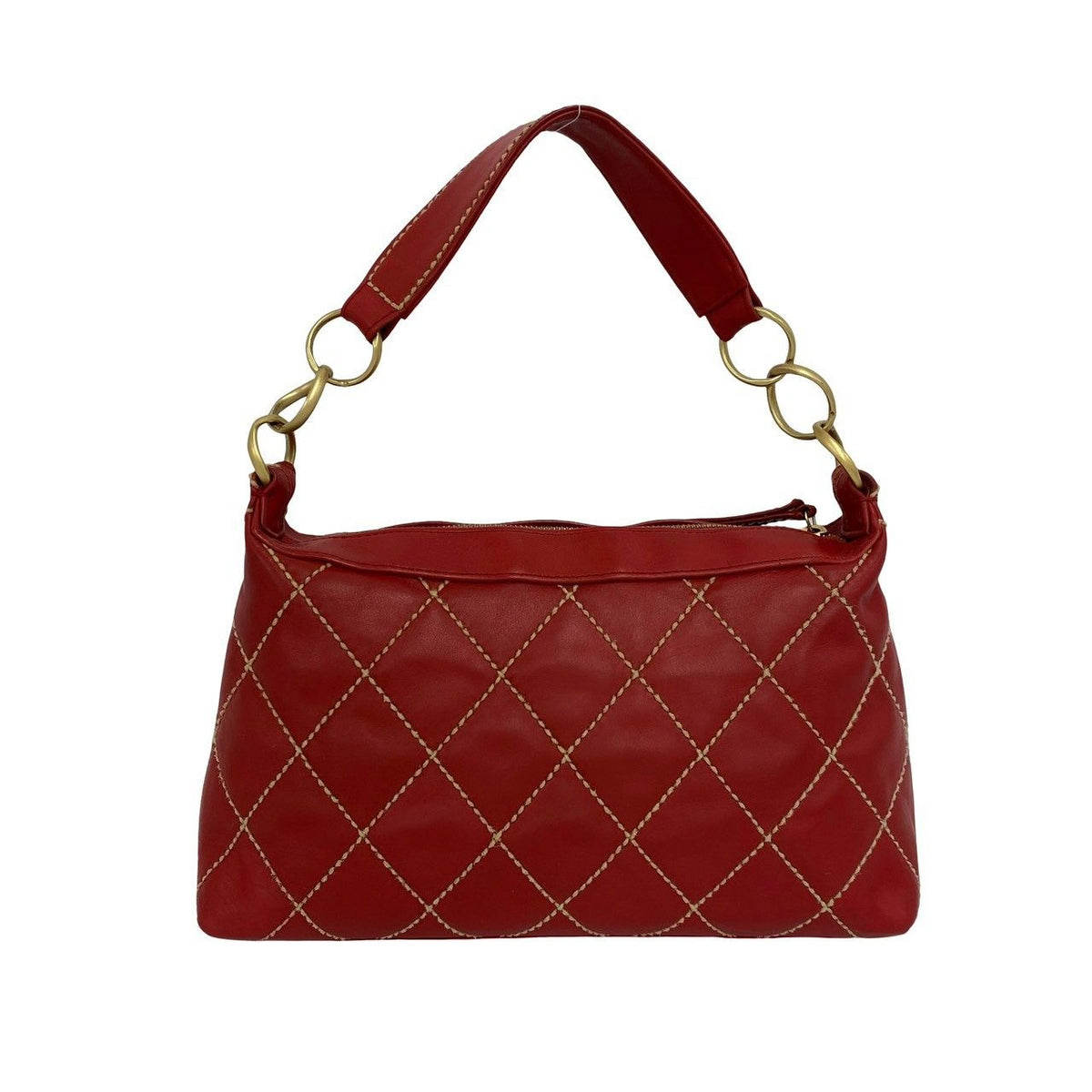 Chanel Coco Mark Wild Stitch Lambskin Handbag