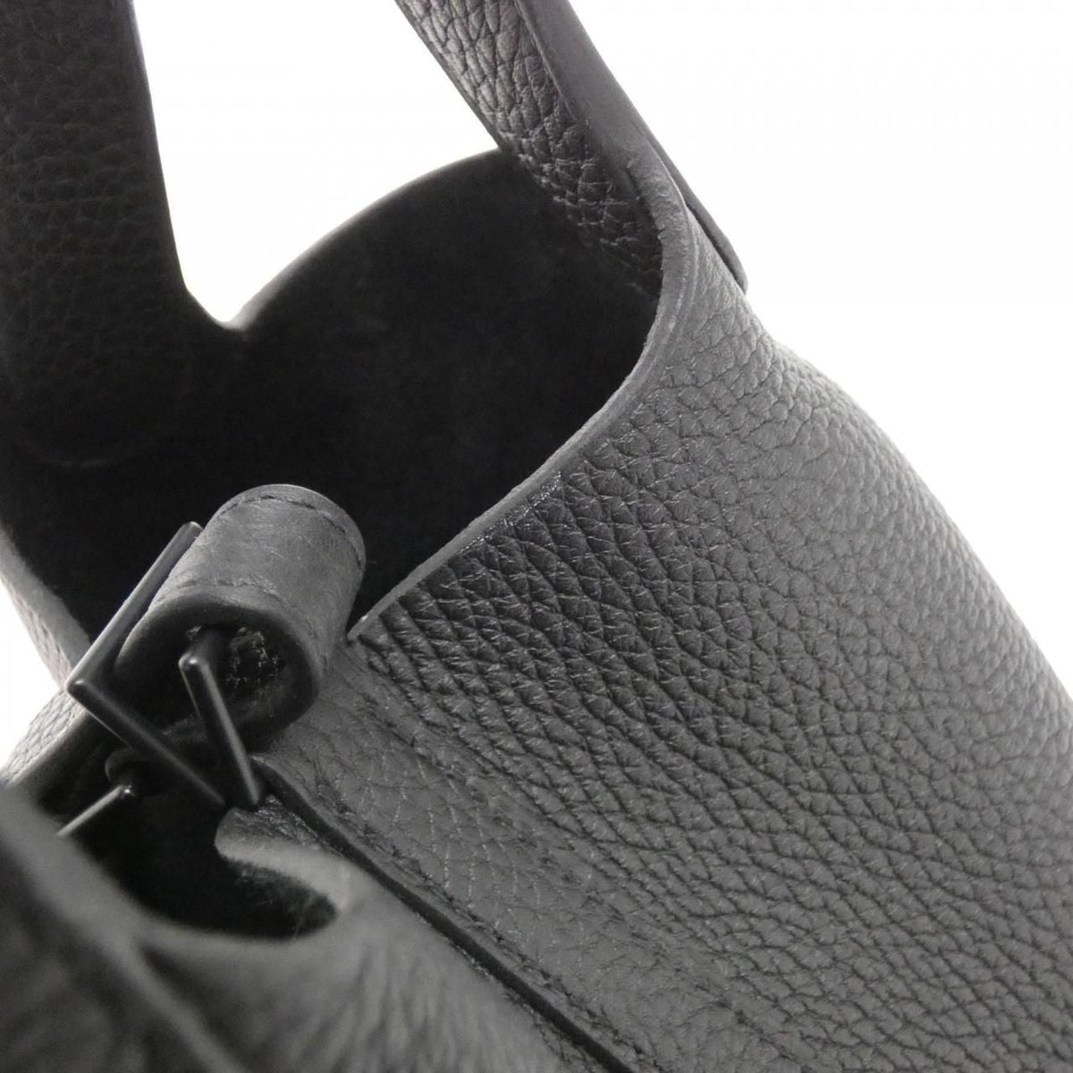 Hermes Picotin Lock Monochrome Taurillon Clemence Handbag PM
