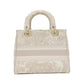 Christian Dior TOILE DE JOUY Lady D-Lite Medium Canvas Bag
