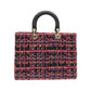 Christian Dior Lady Dior Tweed Python Bag