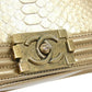 Chanel Boy Chanel Python Calf Shoulder Bag