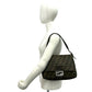 Fendi Mamma Baguette Canvas Leather Shoulder Bag