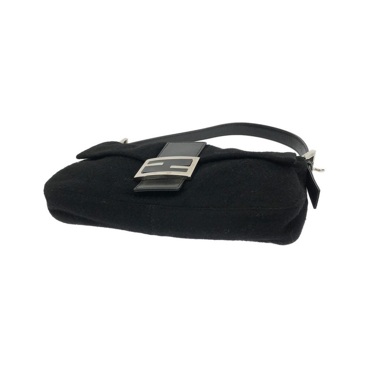 Fendi Baguette Wool Shoulder Bag