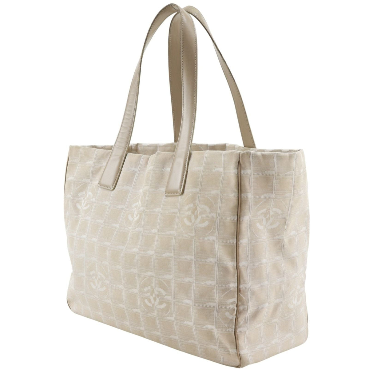 Chanel New Travel Line Nylon Canvas Tote Bag