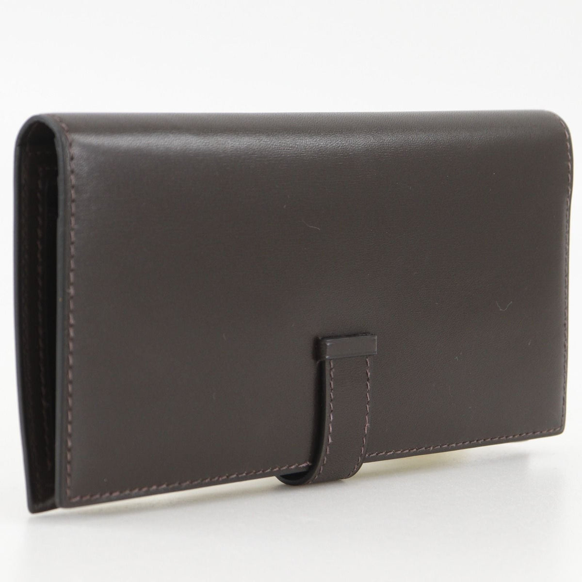 Hermes Bearn Box Calf Long Wallet