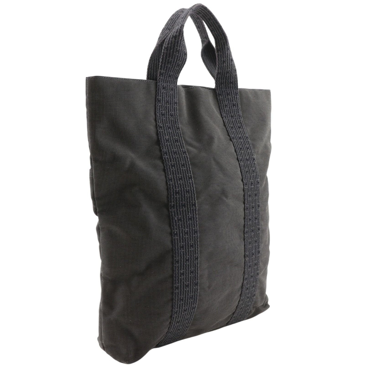 Hermes Herline Canvas Handbag