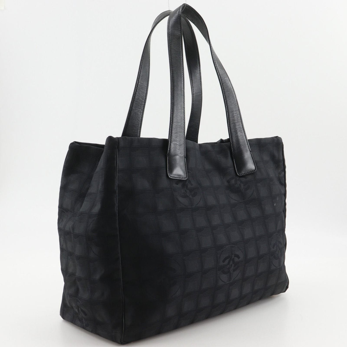 Chanel New Travel Line Nylon Canvas Tote Bag