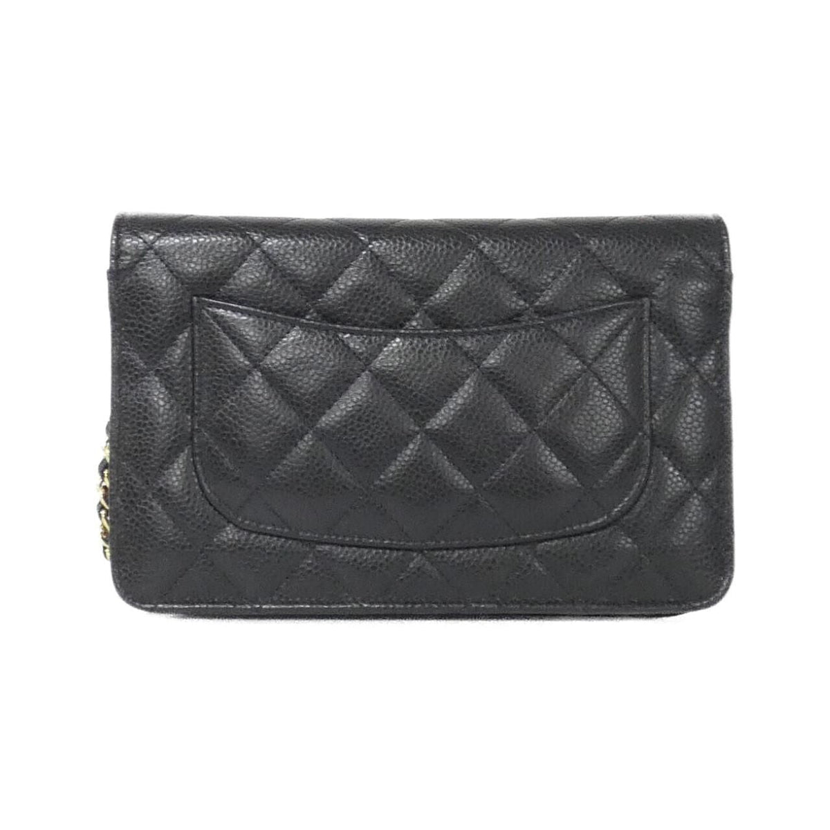 Chanel Timeless Classic Caviar Skin Chain Wallet