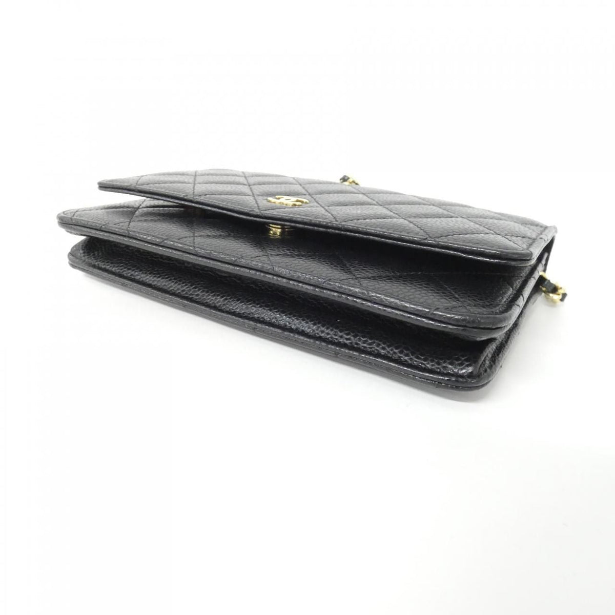 Chanel Timeless Classic Caviar Skin Chain Wallet