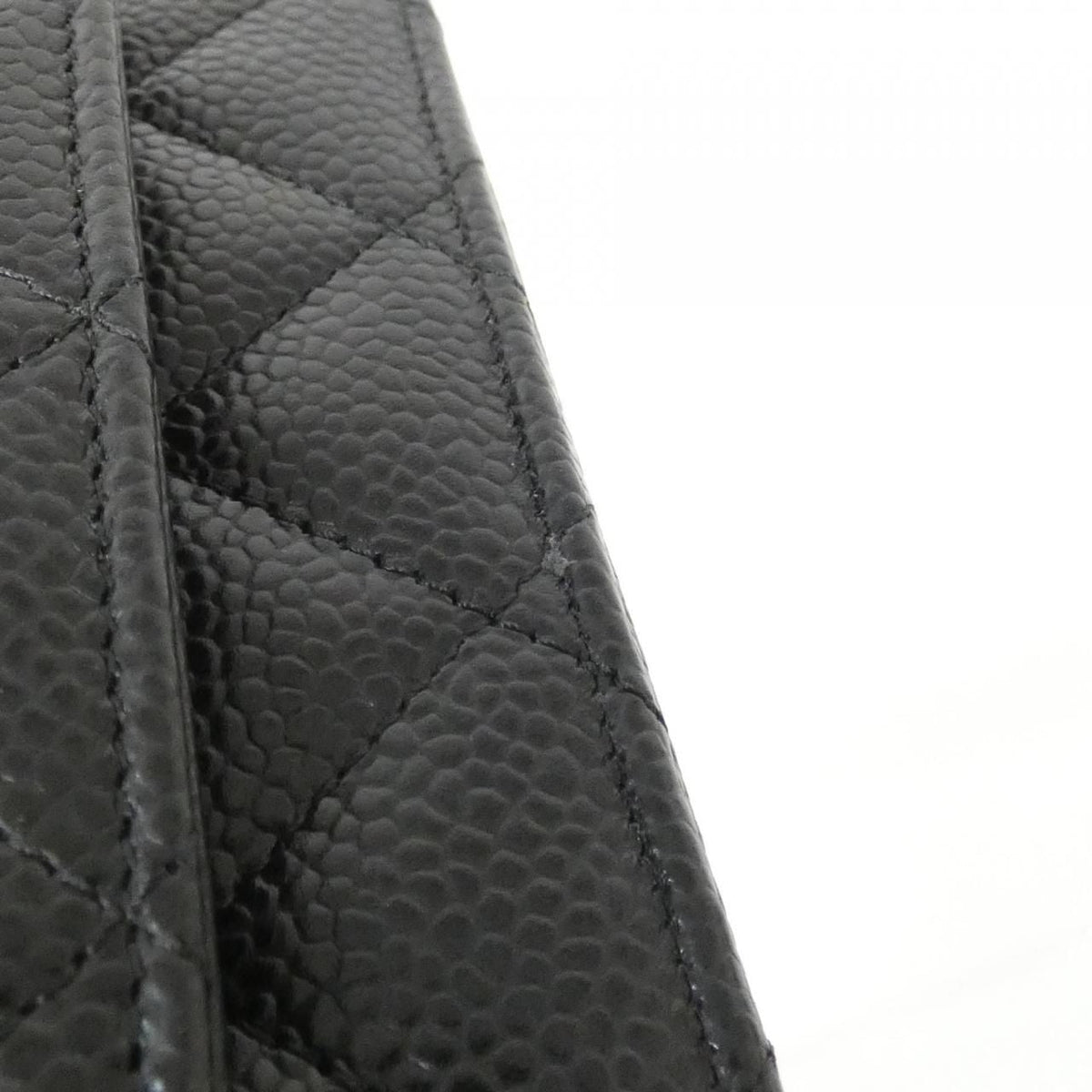 Chanel Timeless Classic Caviar Skin Chain Wallet