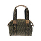 Fendi Canvas Boston Bag