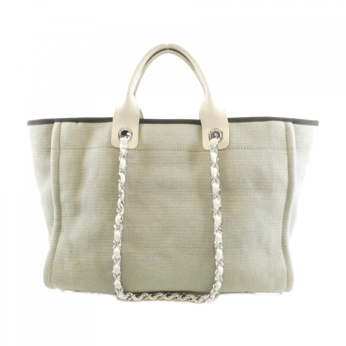 Chanel Deauville Line Canvas Tote Bag
