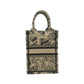 Christian Dior Plan De Paris Dior Book Tote Mini Vertical Canvas Handbag