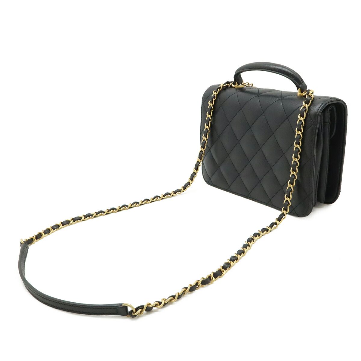 Chanel Matelasse Caviar Skin 2way Shoulder Bag