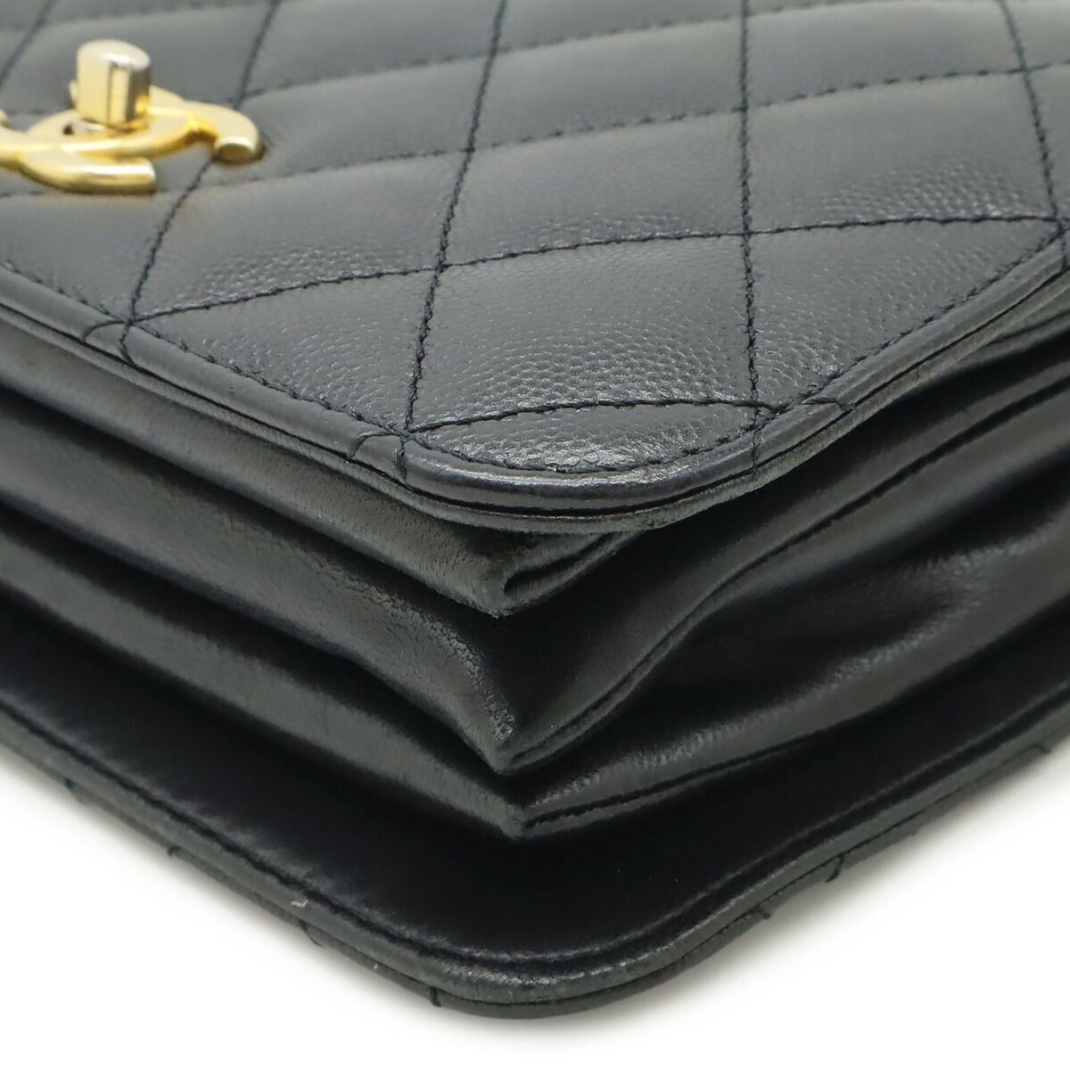 Chanel Matelasse Caviar Skin 2way Shoulder Bag