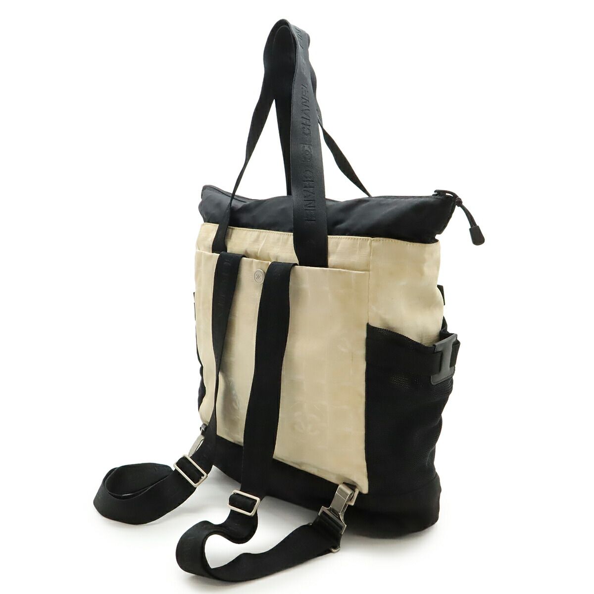 Chanel New Travel Line Nylon Jacquard Backpack
