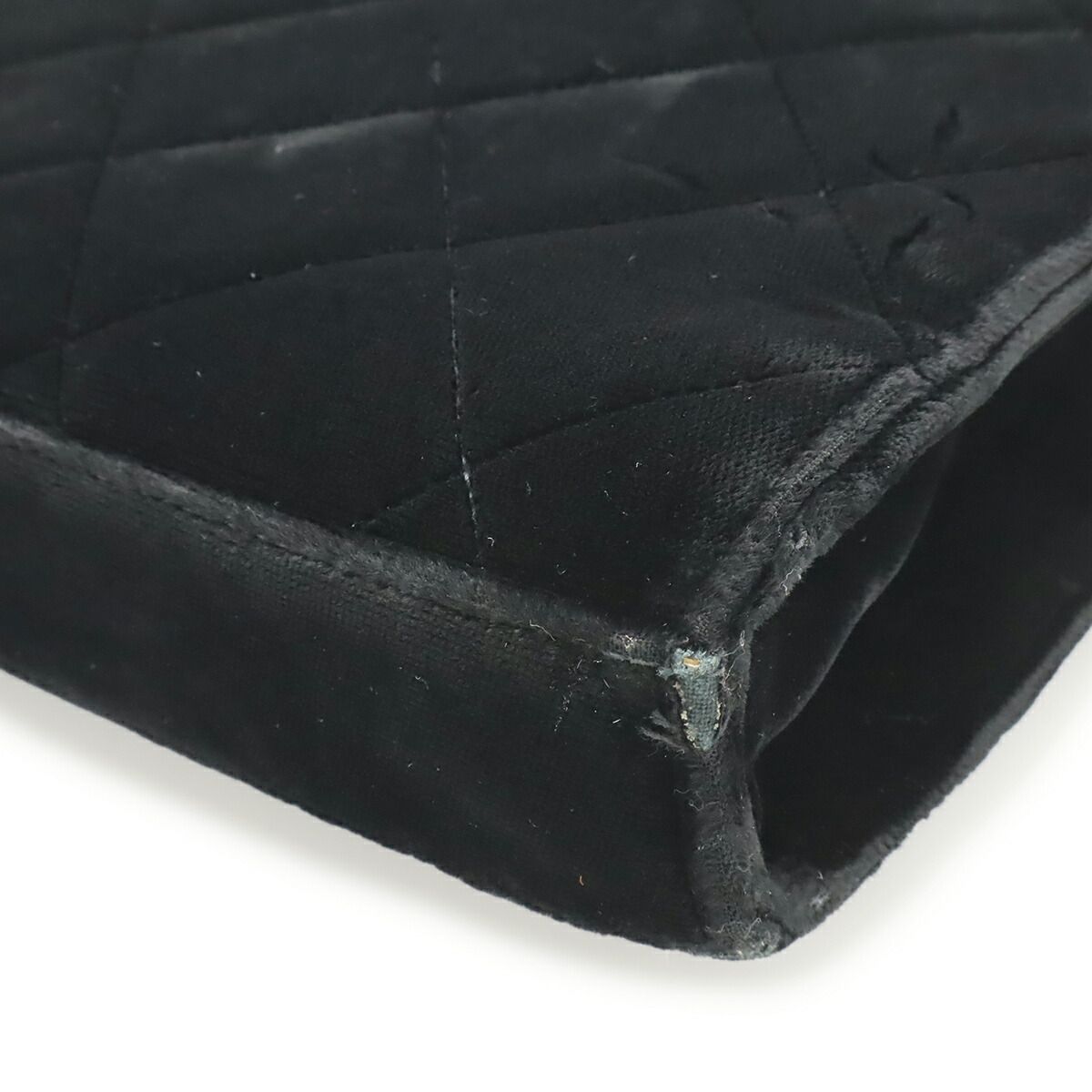 Chanel Matelasse Velvet Leather Briefcase