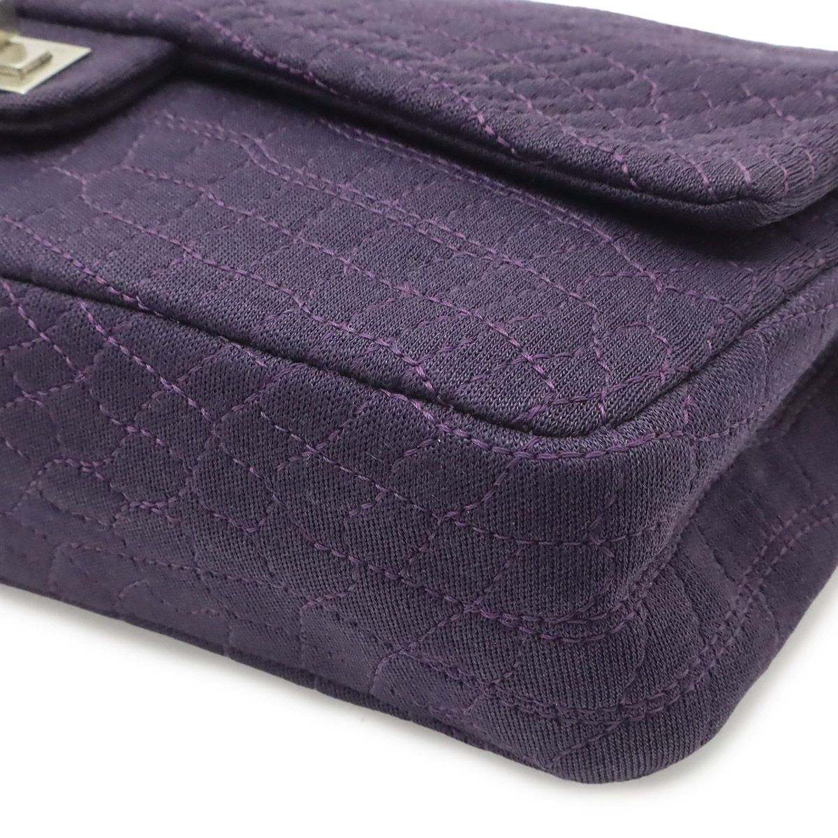Chanel 2.55 Cotton Shoulder Bag