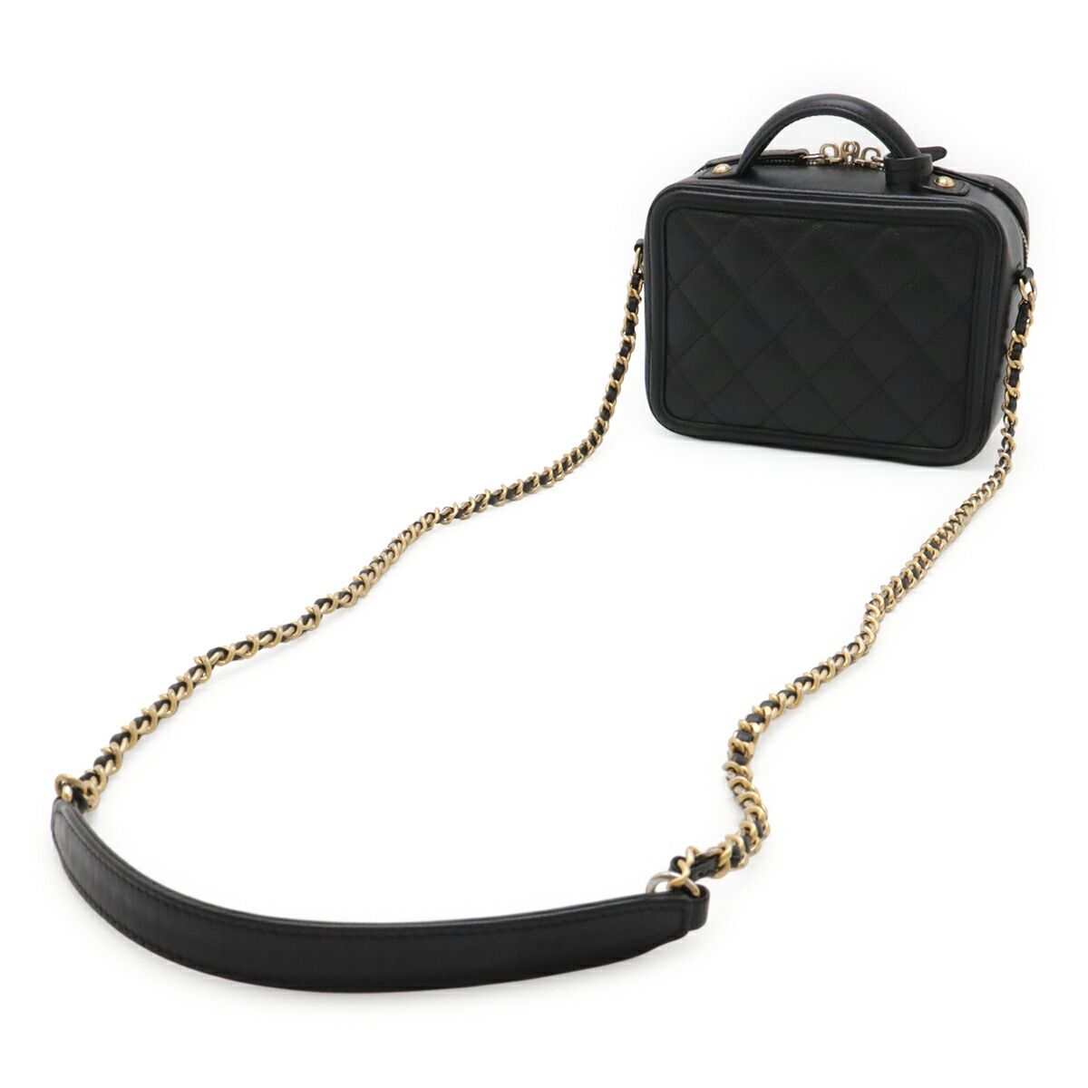Chanel CC Filigree Small Leather Bag