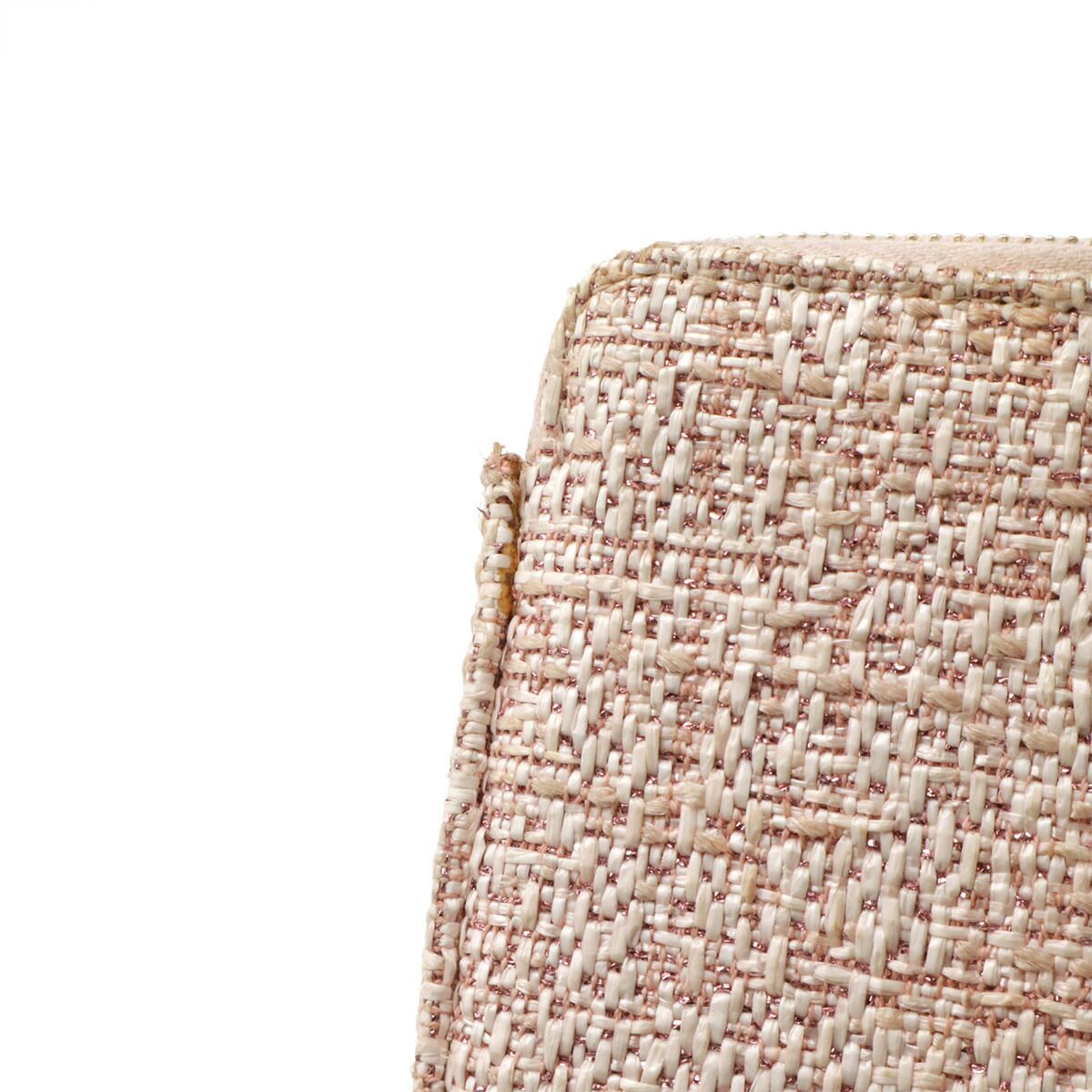 Chanel Deauville Chain Long Wallet 2way Shoulder Bag Clutch