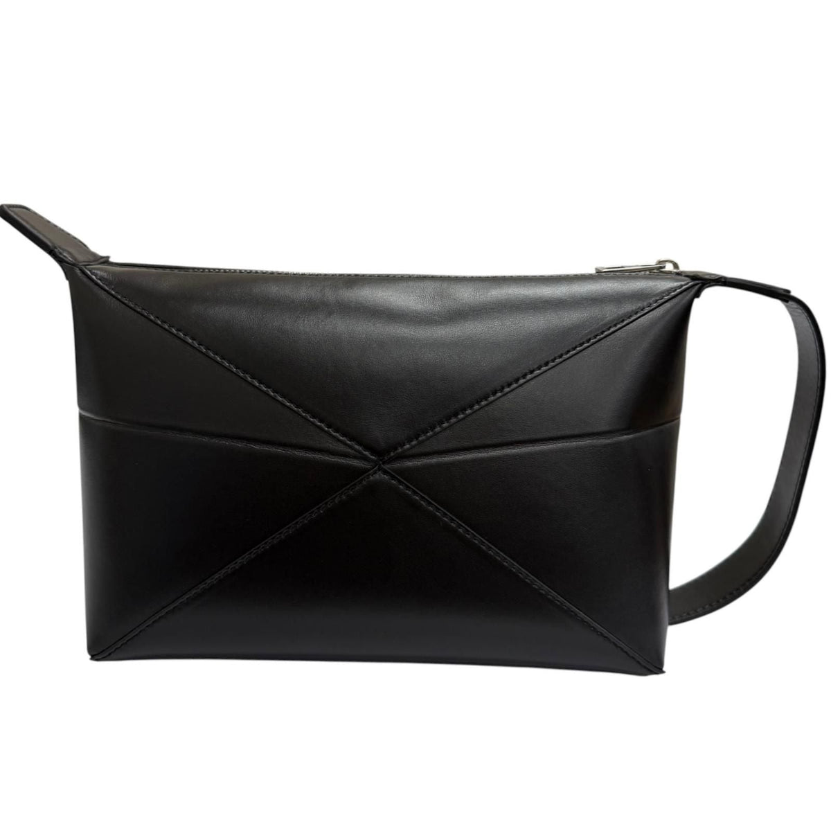 Loewe Puzzle Fold shiny napa calf clutch bag