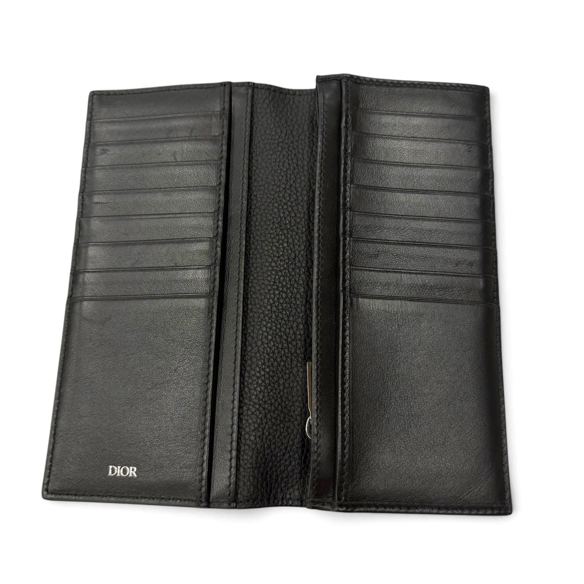 Dior Leather Long Bifold Wallet
