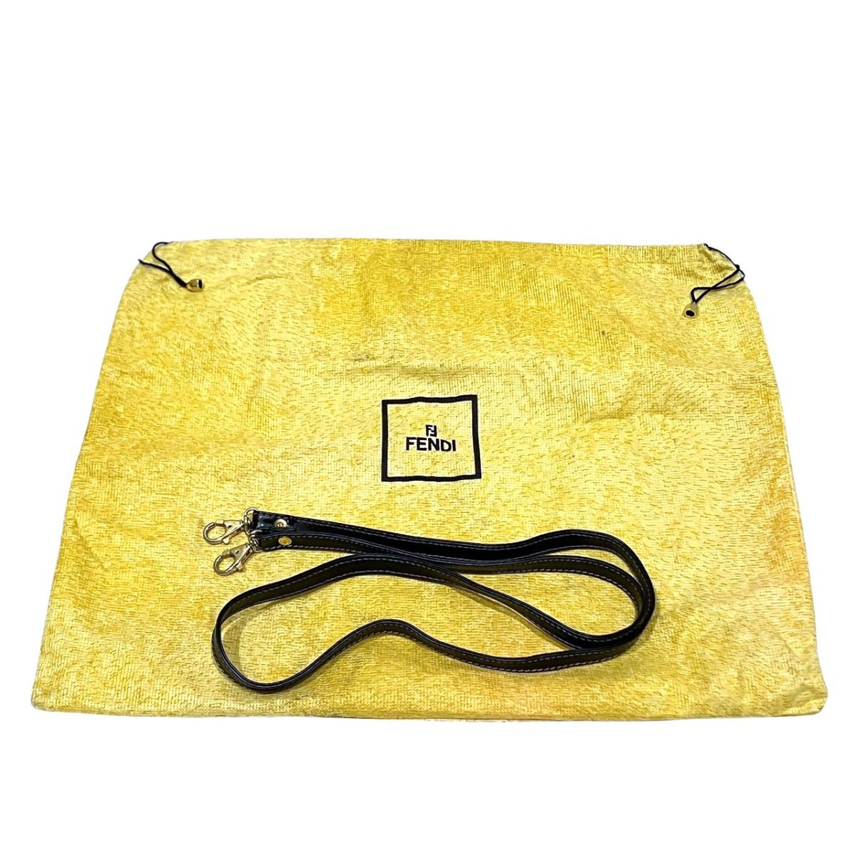 Fendi Zucca Boston Bag