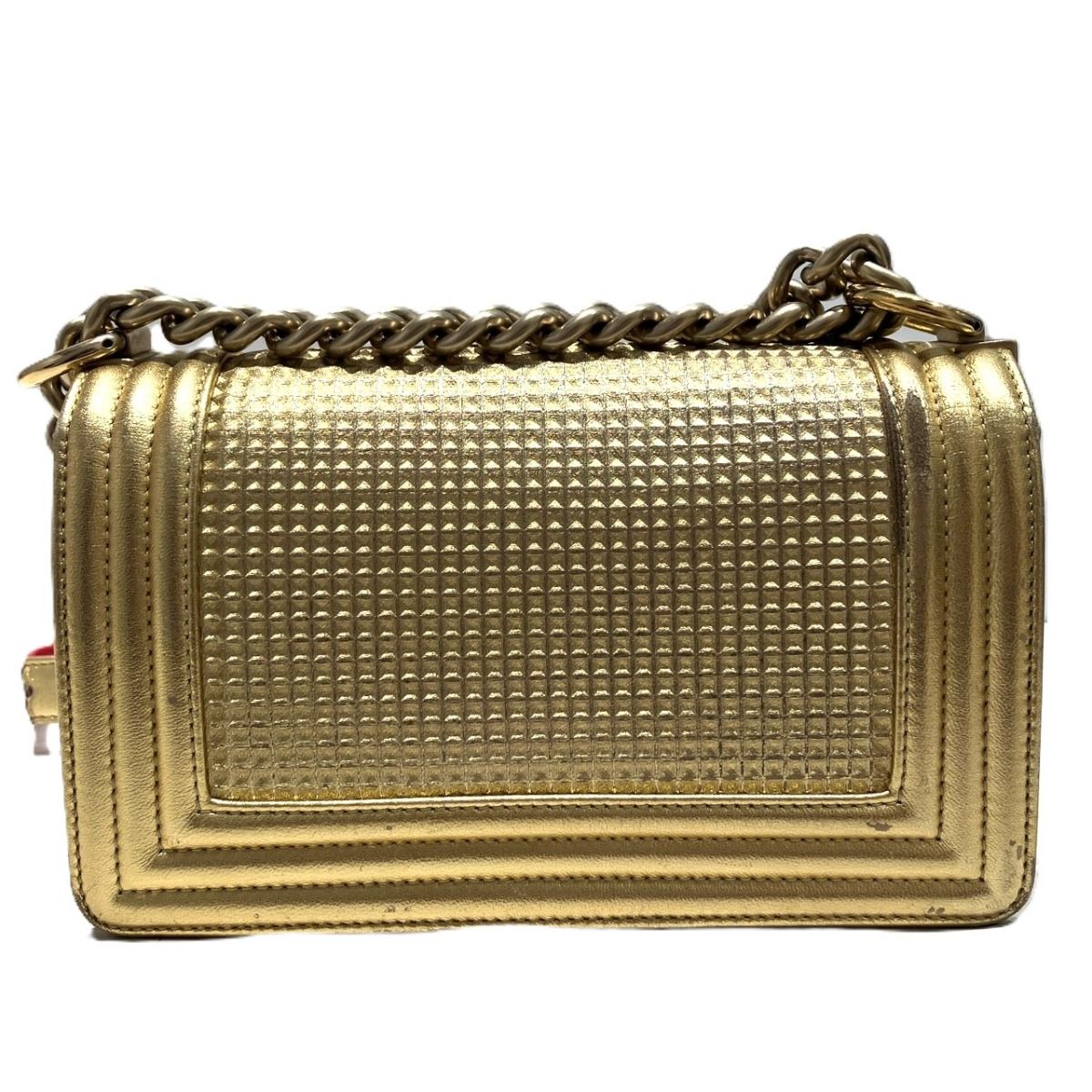 CHANEL Boy Chanel Leather Shoulder Bag