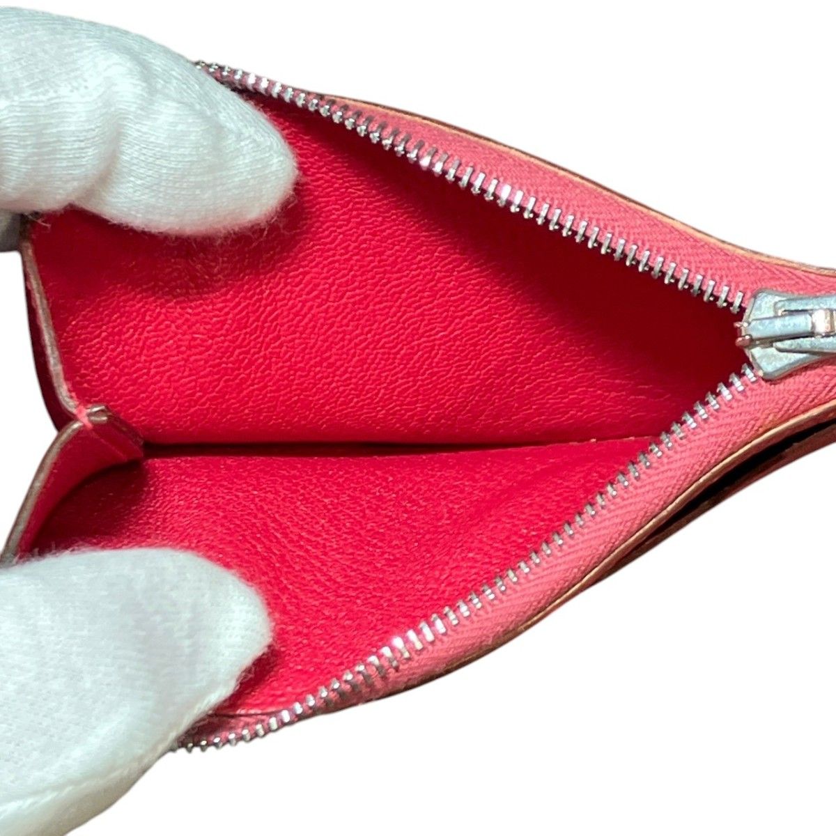 Hermes Clarisse PM Chevre Mysore Coin Case