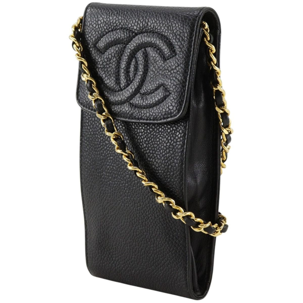 Chanel Chain Pochette Calfskin Shoulder Bag
