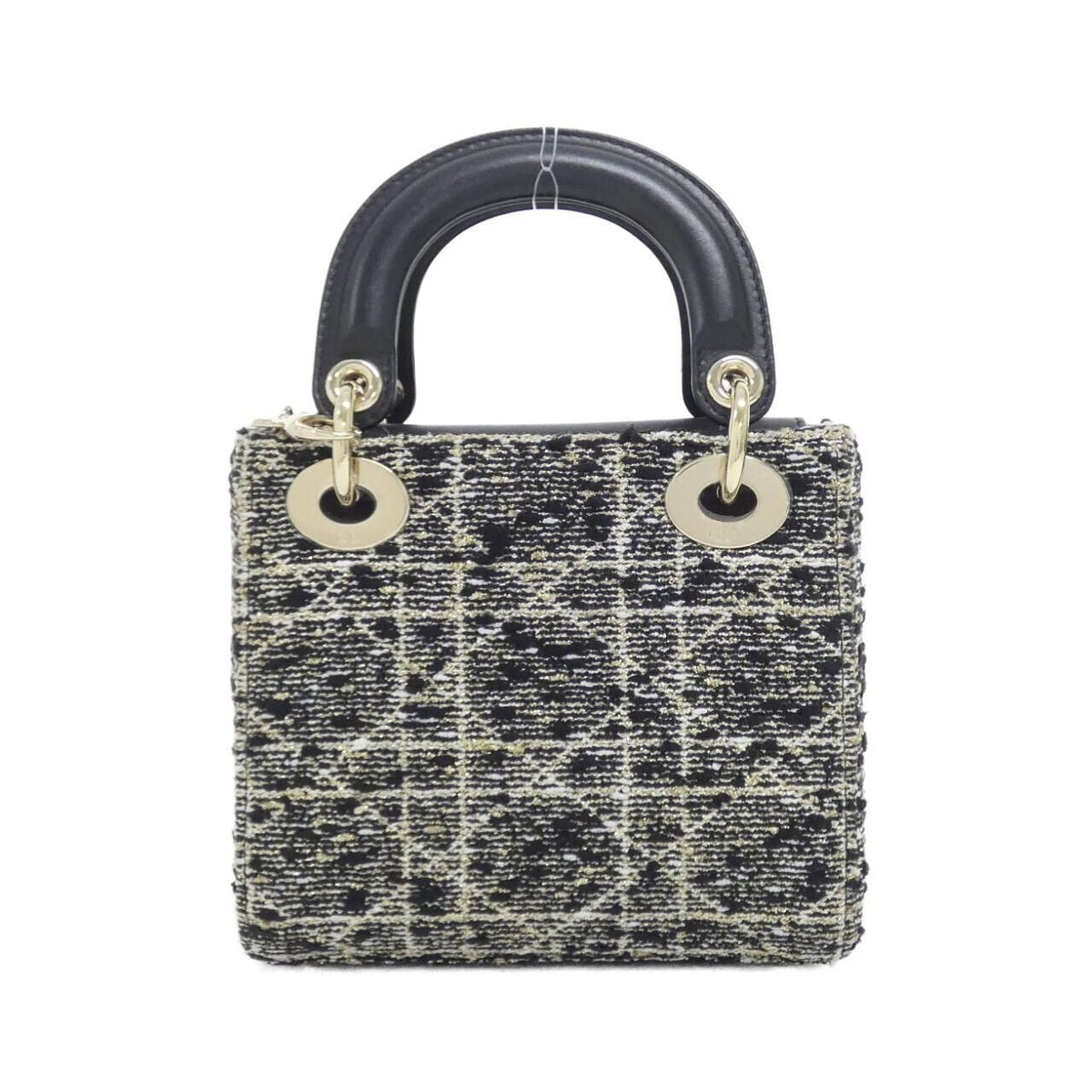 Christian Dior Lady Dior Tweed Calfskin Bag