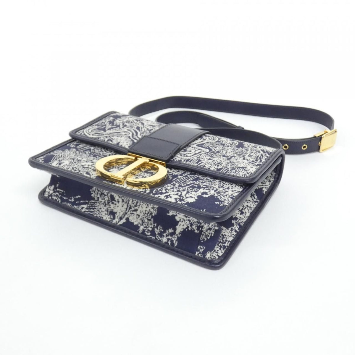 Christian Dior 30 Montaigne Canvas Shoulder Bag