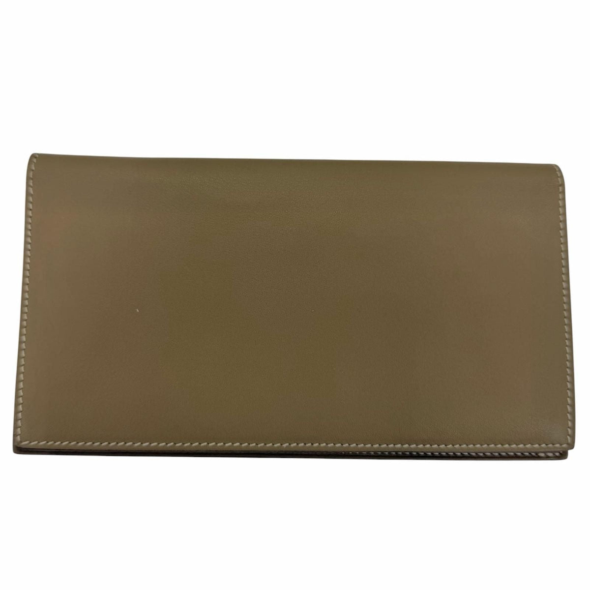 Hermes Citizen Twill long wallet leather