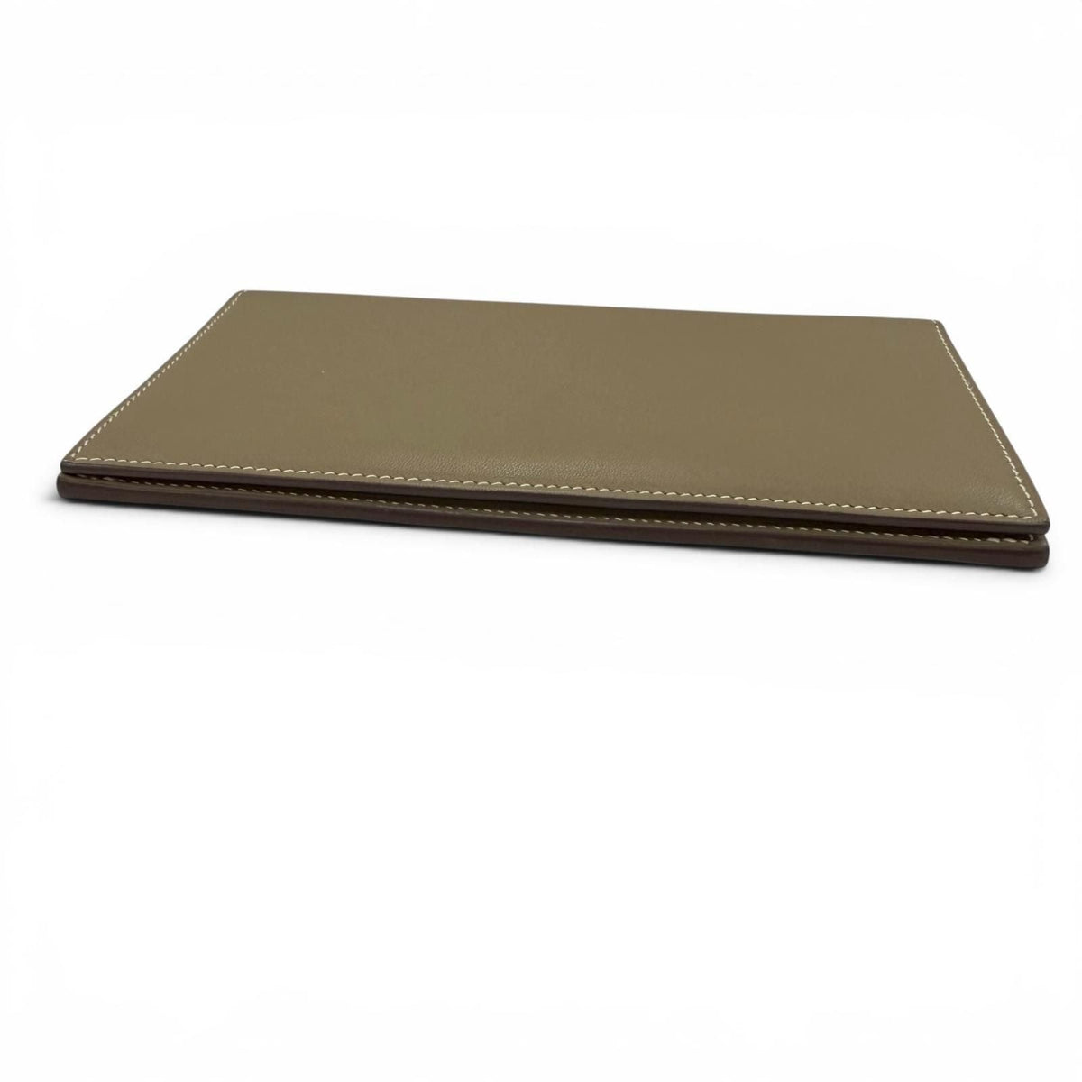 Hermes Citizen Twill long wallet leather