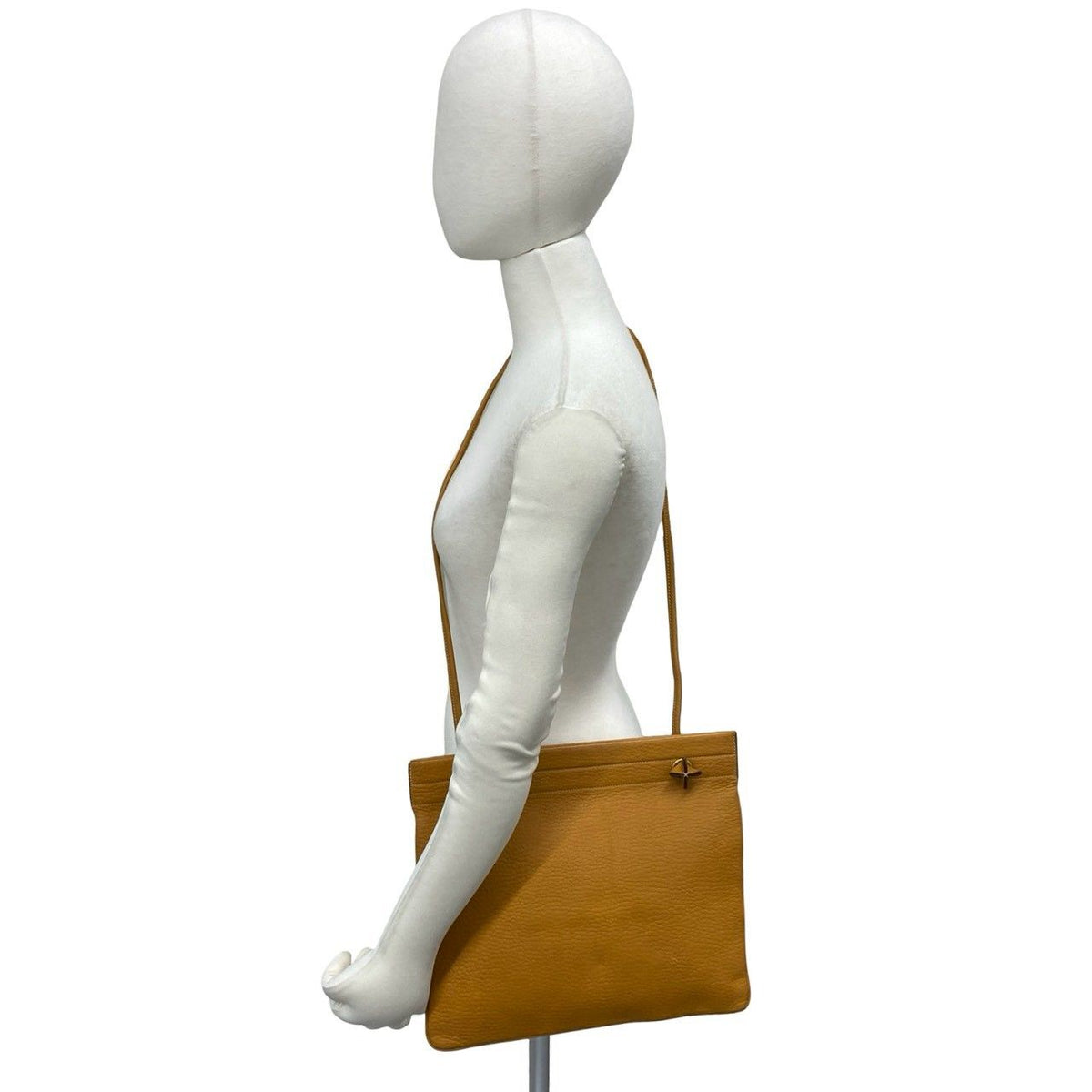 Hermes Aline Fjord Leather Shoulder Bag