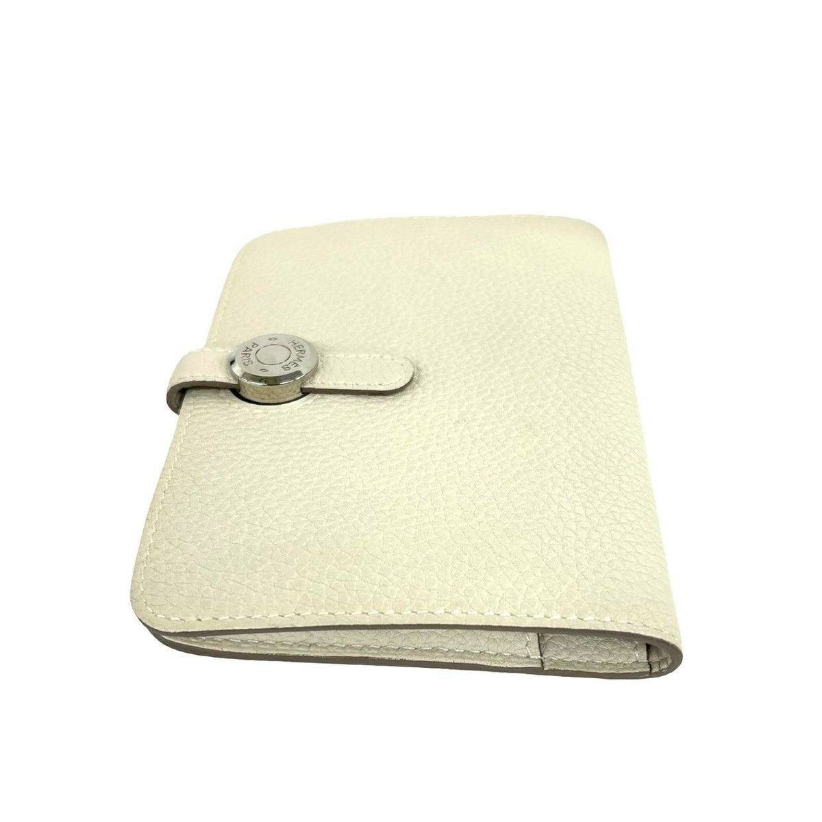 Hermes Dogon Compact Clemence Leather Wallet