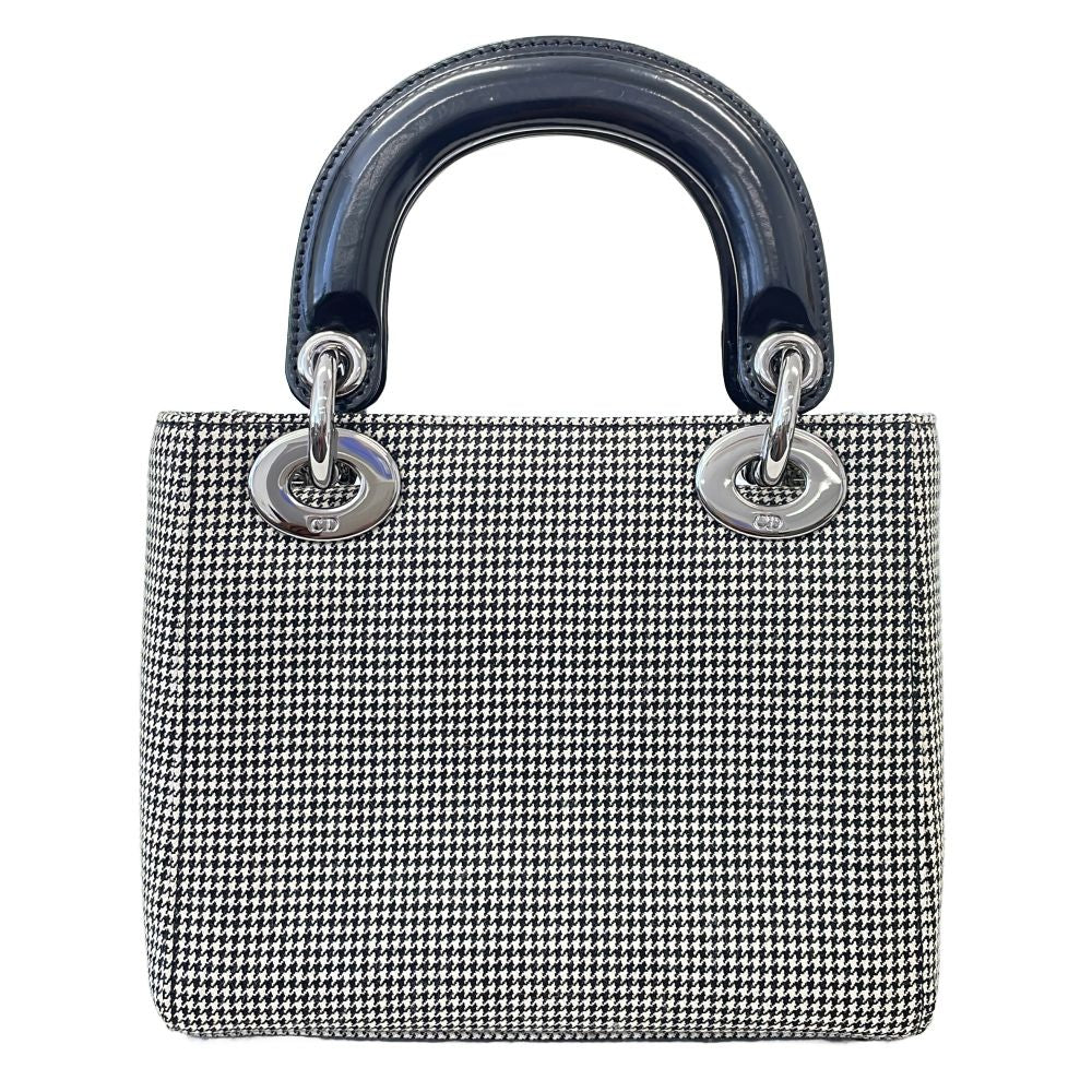 Christian Dior Lady Dior Houndstooth Mini Shoulder Bag