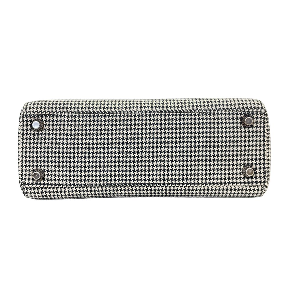 Christian Dior Lady Dior Houndstooth Mini Shoulder Bag