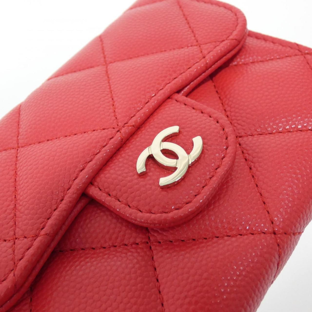 Chanel Timeless Classic Caviar Skin Card Case