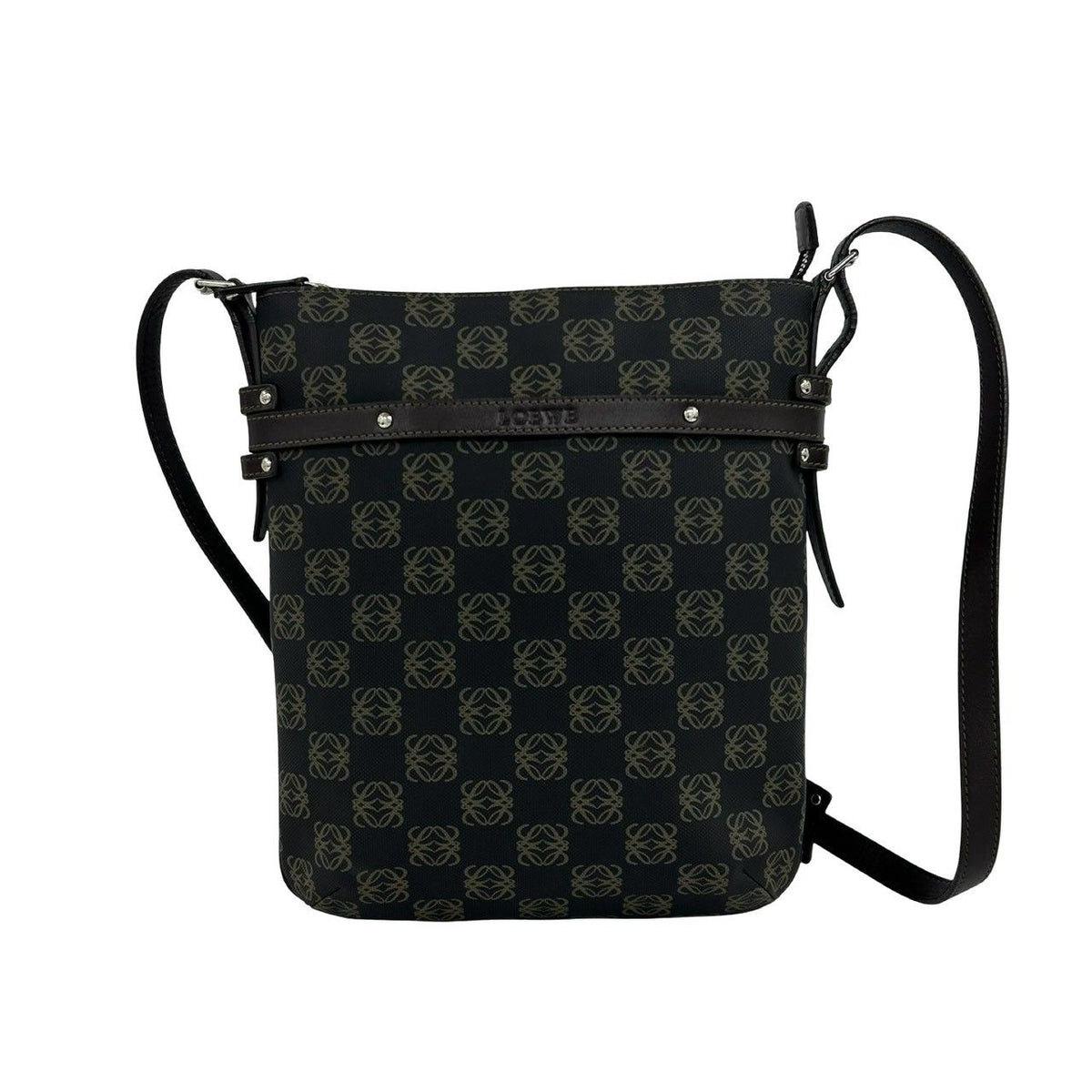 Loewe Anagram Leather Shoulder Bag