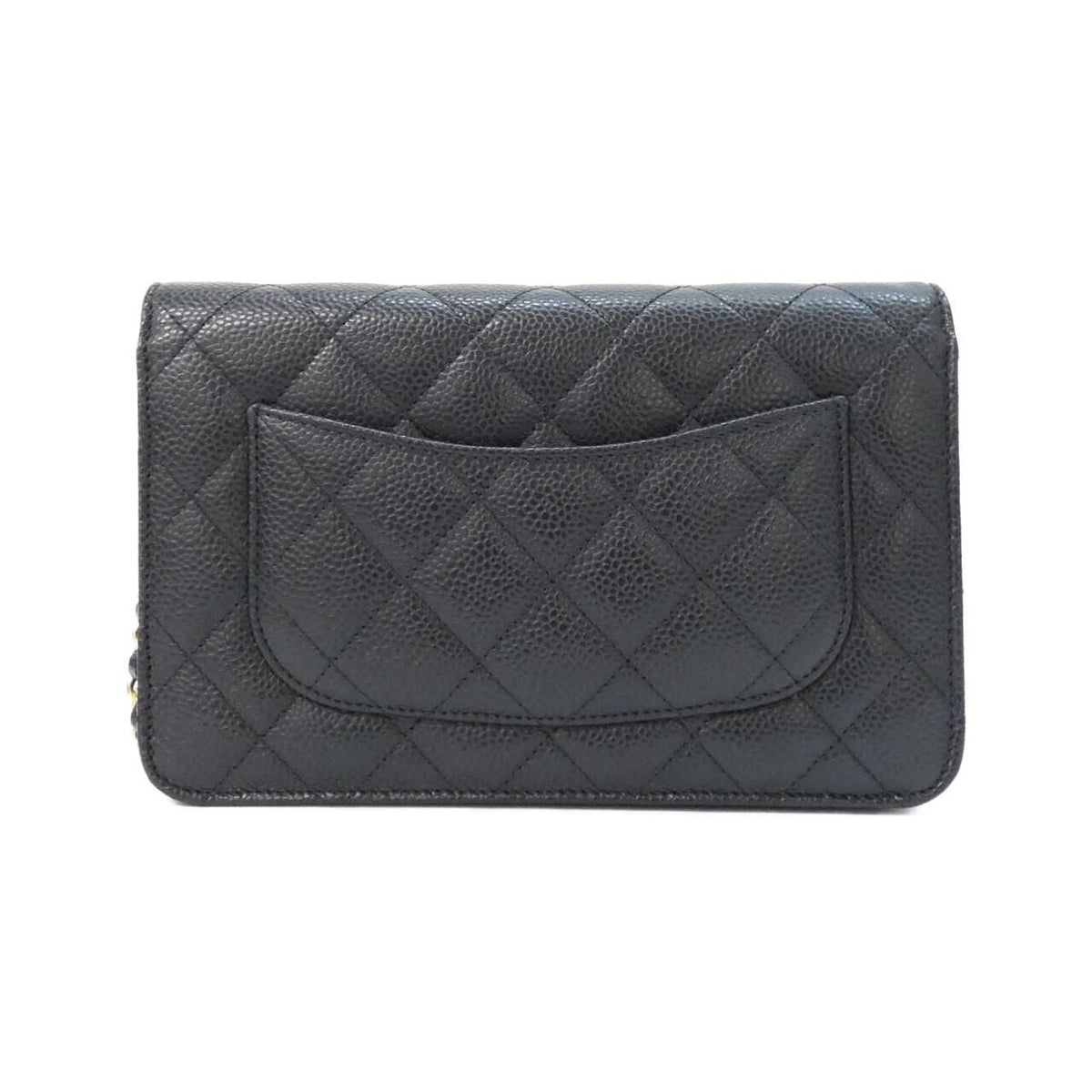 Chanel Timeless Classic Caviar Skin Chain Wallet