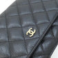 Chanel Timeless Classic Caviar Skin Chain Wallet