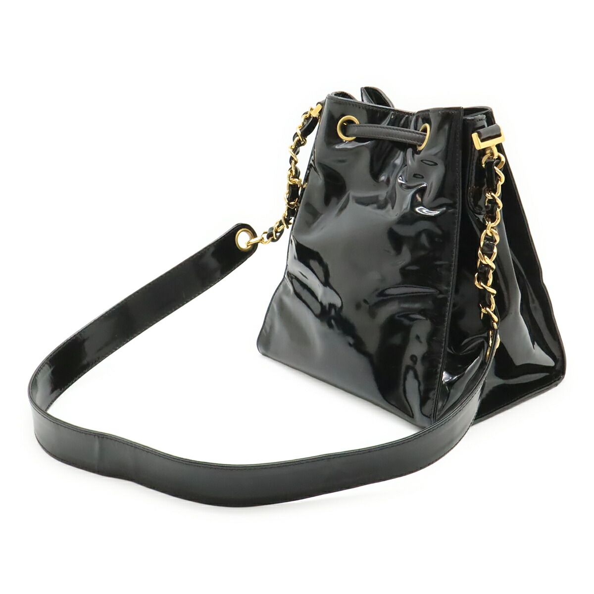 Chanel Patent Leather Shoulder Bag