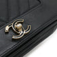 Chanel Mademoiselle Chevron Chain Wallet Shoulder Bag