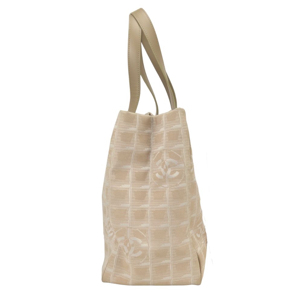 Chanel New Travel Line Jacquard Nylon Tote Bag