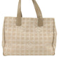 Chanel New Travel Line Jacquard Nylon Tote Bag