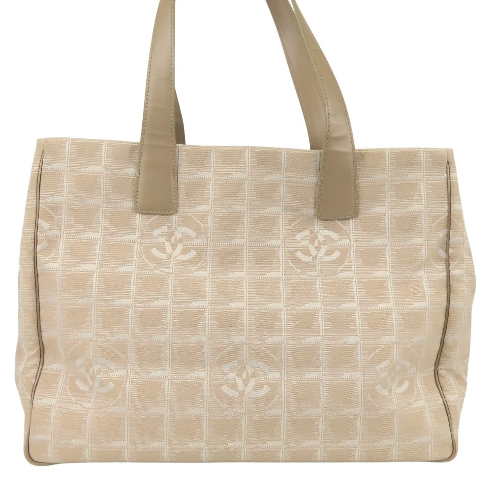 Chanel New Travel Line Jacquard Nylon Tote Bag
