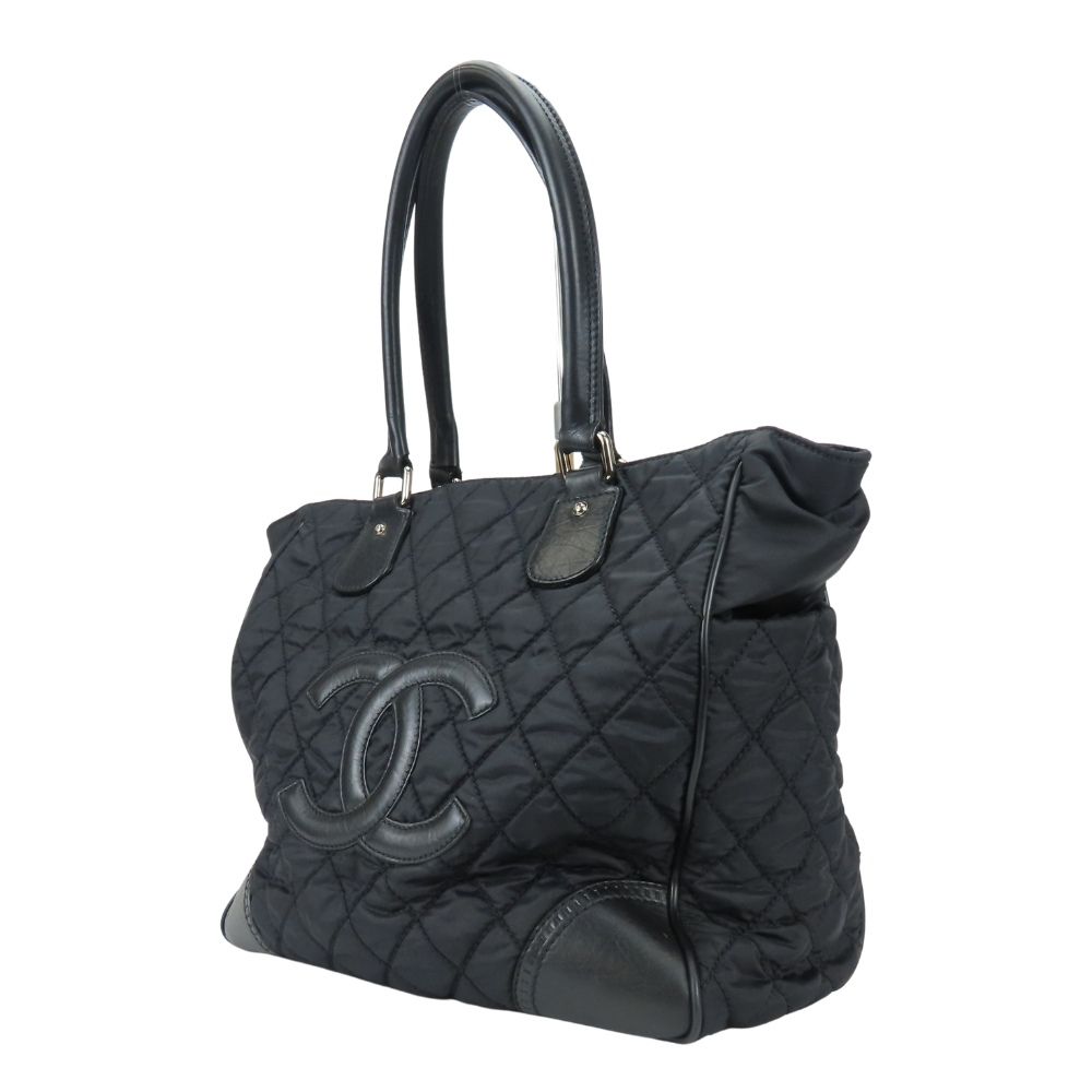Chanel Paris New York Nylon Leather Tote Bag